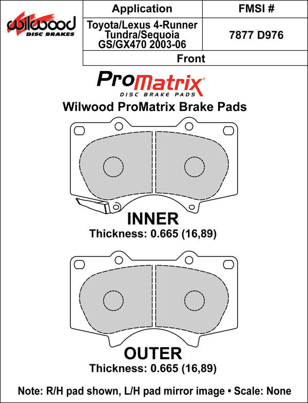 Pad Set, Promatrix, D976